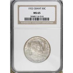 1922 50C Grant no Star MS65 NGC