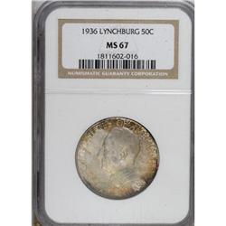 1936 50C Lynchburg MS67 NGC