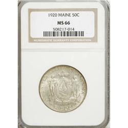 1920 50C Maine MS66 NGC