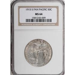 1915-S 50C Panama-Pacific MS64 NGC