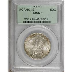 1937 50C Roanoke MS67 PCGS