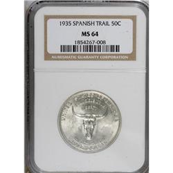 1935 50C Spanish Trail MS64 NGC