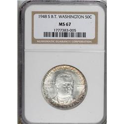 1948-S 50C Booker T. Washington MS67 NGC
