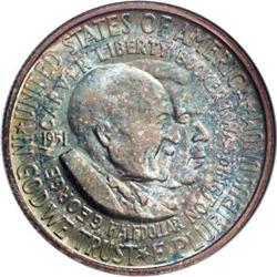 1951-S 50C Washington-Carver MS67 NGC