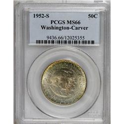 1952-S 50C Washington-Carver MS66 PCGS