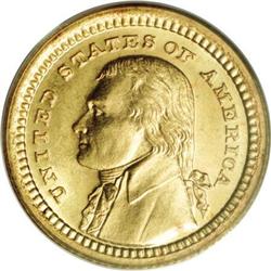 1903 G$1 Louisiana Purchase/Jefferson MS67 PCGS