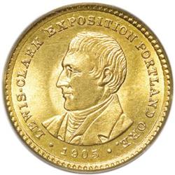 1905 G$1 Lewis and Clark MS64 PCGS
