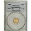 Image 3 : 1905 G$1 Lewis and Clark MS65 PCGS