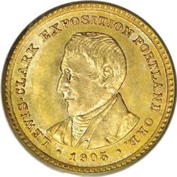 1905 G$1 Lewis and Clark MS66 PCGS