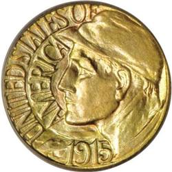 1915-S G$1 Panama-Pacific Gold Dollar MS67 PCGS