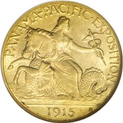 1915-S $2 1/2 Panama-Pacific Quarter Eagle MS67