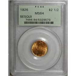 1926 $2 1/2 Sesquicentennial MS64 PCGS
