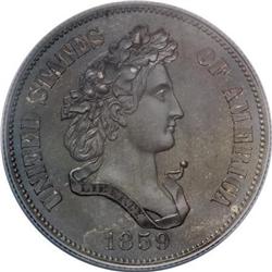 1859 P50C Half Dollar, Judd-245, Pollock-301,