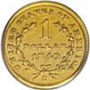 Image 2 : 1849-C G$1 Closed Wreath AU55 PCGS
