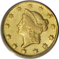 1850-D G$1 AU53 PCGS