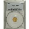 Image 1 : 1851 G$1 MS63 PCGS