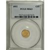 Image 1 : 1852 G$1 MS63 PCGS