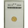 Image 1 : 1852-C G$1 XF45 ANACS