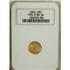 Image 3 : 1854 G$1 Type Two MS64 NGC