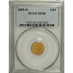 1855-O G$1 XF45 PCGS