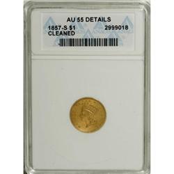 1857-S G$1 AU55 Details ANACS