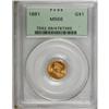 Image 3 : 1881 G$1 MS66 PCGS