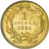 Image 2 : 1889 G$1 MS67 NGC