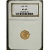 Image 3 : 1889 G$1 MS67 NGC
