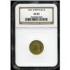 Image 1 : 1836 $2 1/2 Script 8 AU53 NGC