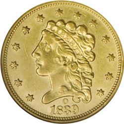 1839-O $2 1/2 XF45 ANACS