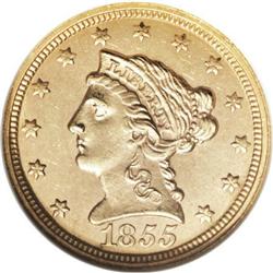 1855-C $2 1/2 MS62 NGC