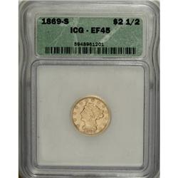 1869-S $2 1/2 XF45 ICG