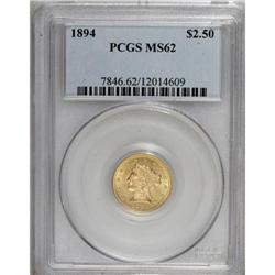 1894 $2 1/2 MS62 PCGS