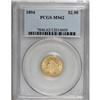 Image 1 : 1894 $2 1/2 MS62 PCGS