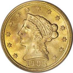 1903 $2 1/2 MS66 PCGS