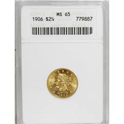 1906 $2 1/2 MS65 ANACS