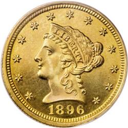 1896 $2 1/2 PR64 PCGS