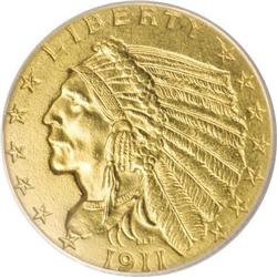 1911-D $2 1/2 MS60 ANACS