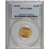 Image 3 : 1914-D $2 1/2 MS64 PCGS