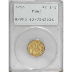 1926 $2 1/2 MS63 PCGS