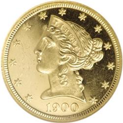 1900 $5 PR64 Deep Cameo NGC
