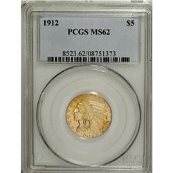 1912 $5 MS62 PCGS