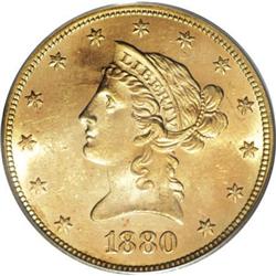 1880 $10 MS63 PCGS