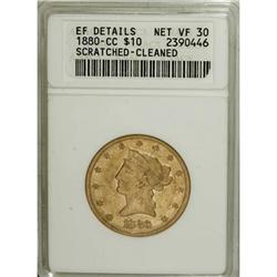 1880-CC $10 VF30 Details ANACS