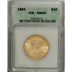 1883 $10 MS63 ICG