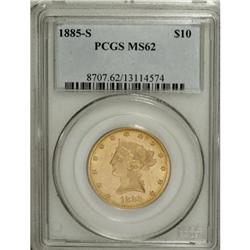 1885-S $10 MS62 PCGS