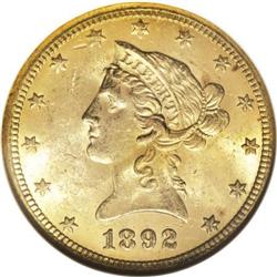 1892-O $10 MS62 NGC