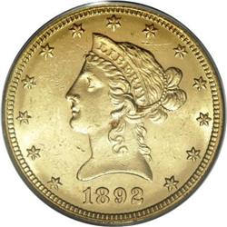1892-O $10 MS62 PCGS