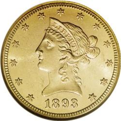 1893-S $10 MS63 NGC