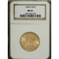 1906-O $10 MS61 NGC